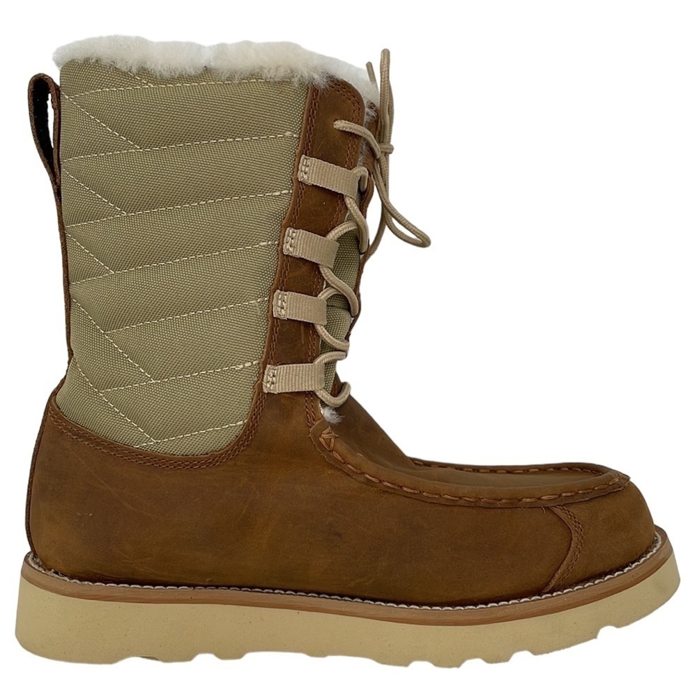 Twisted X Boots NWT Women’s 8” Wedge Sole Oiled Saddle and Tan Size 6 1/2 6.5